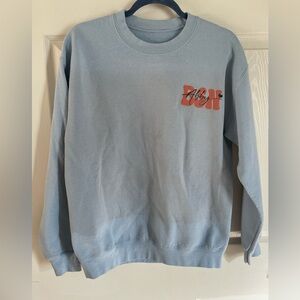 Blue Crewneck Sweatshirt BSN Abby